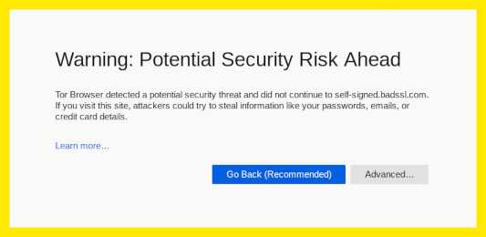 Warning: Potential Security Risk Ahead